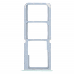 Pour Realme C30 plateau de carte SIM + plateau de carte SIM + plateau de carte Micro SD (vert)