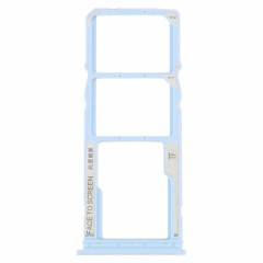 Pour Xiaomi Redmi A1 2022 / Redmi A1+ Plateau de carte SIM + Plateau de carte SIM + Plateau de carte Micro SD (Bleu)
