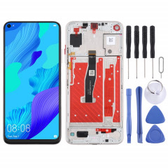 Écran LCD d'origine pour Honor 20 / Huawei Nova 5T Digitizer Assemblage complet avec cadre (Argent)