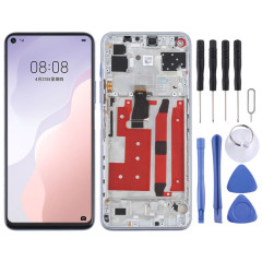 Écran LCD d'origine pour Huawei Nova 7 SE / Honor 30S Digitizer Assemblage complet avec cadre (Argent)