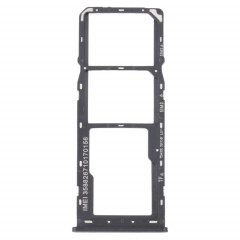 Pour TCL 30 SE / 30E / 305 / 306 Plateau de carte SIM d'origine + Plateau de carte SIM + Plateau de carte Micro SD (Gris)
