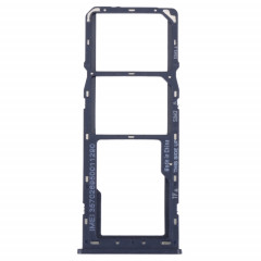 Pour TCL 30 SE / 30E / 305 / 306 Plateau de carte SIM d'origine + Plateau de carte SIM + Plateau de carte Micro SD (Bleu)