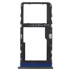 Pour TCL 30/30+/30 5G Plateau de carte SIM d'origine + plateau de carte Micro SD (noir)
