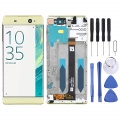 Écran LCD d'origine pour Sony Xperia XA Ultra F3212 Digitizer Assemblage complet avec cadre (Or)