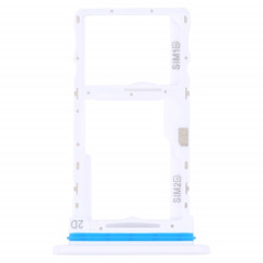 Pour Sony Xperia 10 IV Plateau de carte SIM d'origine + Plateau de carte SIM / Micro SD (Blanc)
