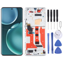Écran LCD d'origine pour l'assemblage complet du numériseur Honor Magic4 avec cadre (argent)