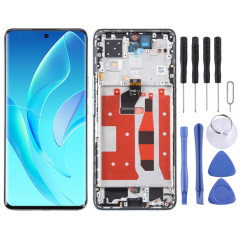 Écran LCD d'origine pour Honor 60 Pro Digitizer Full Assembly avec cadre (vert)