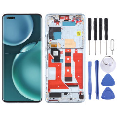 Écran LCD d'origine pour Honor Magic4 Pro Digitizer Assemblage complet avec cadre (Bleu)