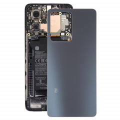 Pour Xiaomi Redmi Note 12 Pro Couvercle arrière de la batterie en verre (noir)