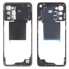 Pour OPPO Find X3 Lite plaque de lunette de cadre moyen d'origine (or)