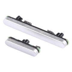 Pour Google Pixel 6 Pro Bouton d'alimentation d'origine + bouton de contrôle du volume (argent)