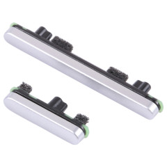 Pour Google Pixel 7 Pro Bouton d'alimentation d'origine + bouton de contrôle du volume (argent)