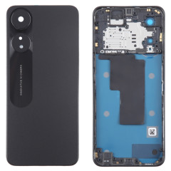 Pour le couvercle arrière de la batterie d'origine OPPO A78 avec cadre central (noir)