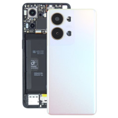 Pour OPPO Reno9 Pro couvercle arrière de batterie d'origine avec couvercle d'objectif d'appareil photo (rose)