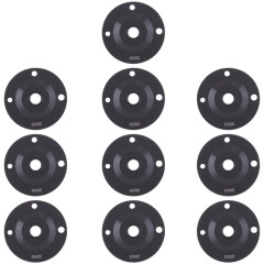 Lentille de caméra arrière 10 pièces pour Realme 11 Pro+ (noir)