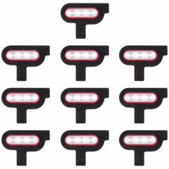 Pour vivo X90 Pro + 10pcs Couvertures de lampe de poche (Rouge)