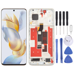 Pour Honor 90 écran LCD d'origine numériseur assemblage complet avec cadre (argent)