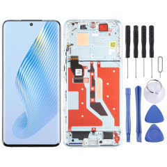 Pour Honor Magic5 écran LCD d'origine numériseur assemblage complet avec cadre (vert)