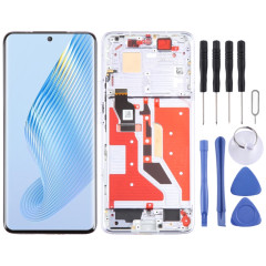 Pour Honor Magic5 écran LCD d'origine numériseur assemblage complet avec cadre (violet)