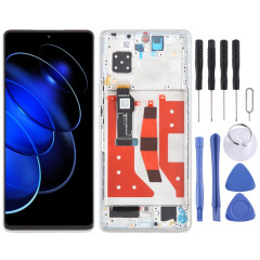 Pour Honor 80 GT Écran LCD d'origine numériseur assemblage complet avec cadre (argent)