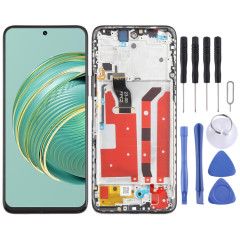 Pour Huawei Nova 10z Ensemble complet de numériseur d'écran LCD d'origine avec cadre (noir)