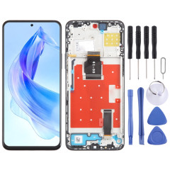 Pour Honor 90 Lite Écran LCD d'origine numériseur assemblage complet avec cadre (noir)