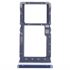 Pour Motorola Moto G Play 2021 Plateau de carte SIM + Plateau de carte Micro SD (Bleu)