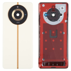 Pour Realme 11 Pro Couvercle arrière de la batterie d'origine avec couvercle d'objectif d'appareil photo (blanc)