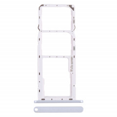 Pour Nokia G20 Original SIM + SIM + Micro SD Card Tray (Argent)