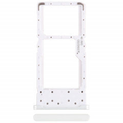 Pour Nokia X10 Plateau pour carte SIM + SIM / Micro SD d'origine (Blanc)