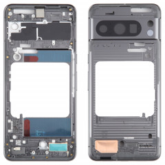 Pour Google Pixel 8 Pro, boîtier avant d'origine, cadre LCD, plaque de lunette (noir)