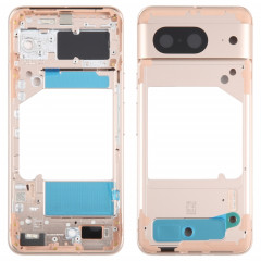 Pour Google Pixel 8, boîtier avant d'origine, cadre LCD, plaque de lunette (or)