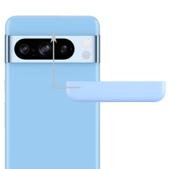 Pour Google Pixel 8 Pro Couverture arrière supérieure avant d'origine (bleu)