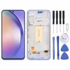 Pour Samsung Galaxy A54 5G SM-A546 6,43 pouces OLED LCD écran numériseur assemblage complet avec cadre (violet)