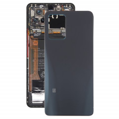 Pour Xiaomi Poco F4 OEM Matériau en verre Couvercle arrière de la batterie (Noir)