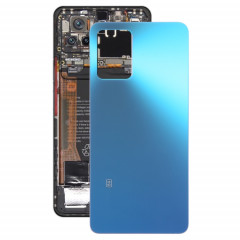 Pour Xiaomi Poco F4 OEM Matériau en verre Couvercle arrière de la batterie (Bleu)