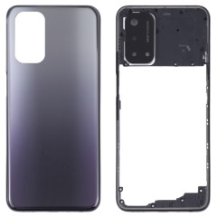 Pour le couvercle arrière de la batterie OPPO A93 5G avec cadre central (noir)