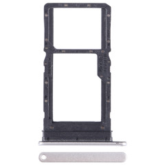 Pour Huawei Enjoy 30 Plus Plateau pour carte SIM + SIM / Micro SD (Argent)