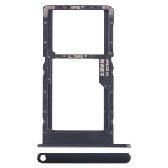 Pour Huawei Enjoy 60 Plateau pour carte SIM + SIM / Micro SD (Noir)