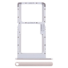 Pour Huawei Enjoy 60 Plateau pour carte SIM + SIM / Micro SD (Or)