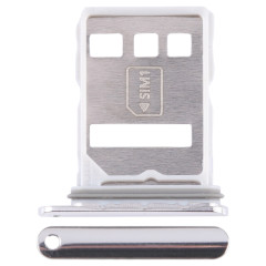 Pour Huawei P60 Art Plateau de carte SIM + NM (Argent)