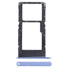 Pour Huawei nova Y61 Plateau pour carte SIM + SIM / Micro SD (Bleu)