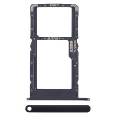 Pour Huawei nova Y70 Plateau pour carte SIM + SIM / Micro SD (Noir)