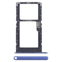 Pour Huawei nova Y70 Plateau pour carte SIM + SIM / Micro SD (Bleu)