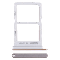 Pour Honor V40 Lite SIM + Plateau pour carte SIM (Argent)