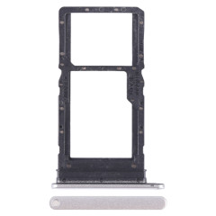 Pour Honor X7a Plateau pour carte SIM + SIM / Micro SD (Argent)