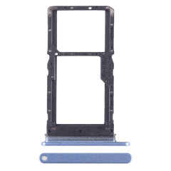 Pour Honor X5 Plateau pour carte SIM + SIM / Micro SD (Bleu)