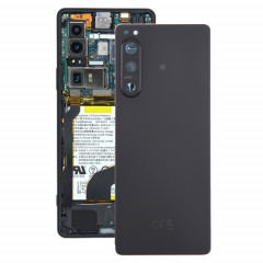Couvercle arrière de batterie d'origine pour Sony Xperia 5 IV, avec couvercle d'objectif d'appareil photo
