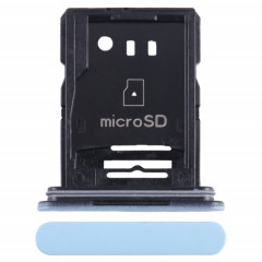 Pour Sony Xperia Ace II Plateau de carte SIM + Micro SD d'origine (bleu)