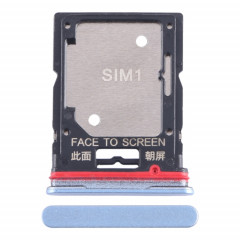 Pour Xiaomi Redmi Note 11T Pro Plateau de carte SIM + Plateau de carte SIM / Plateau de carte Micro SD (Bleu)